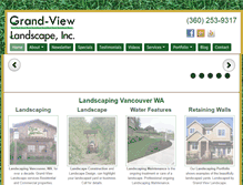 Tablet Screenshot of grand-viewlandscape.com